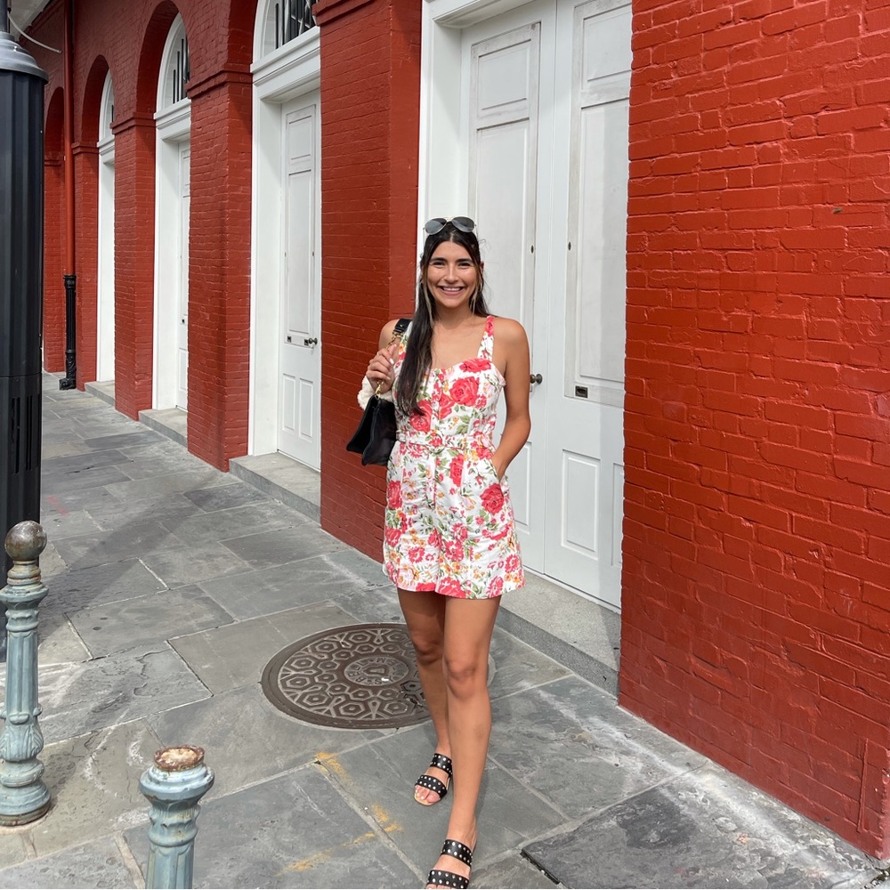 Mango Floral Romper